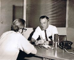 Gordon Bennett at Desk